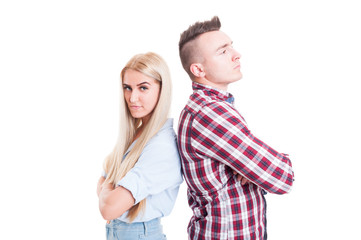 End of relationship, breakup or divorce concept