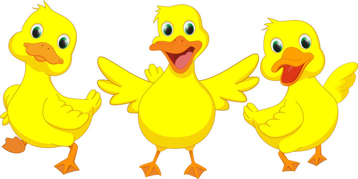 happy duck cartoon
