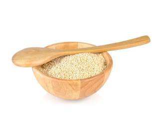sesame seeds isolated on white background