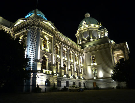 Parlamentsgebäude in Belgrad_Serbien