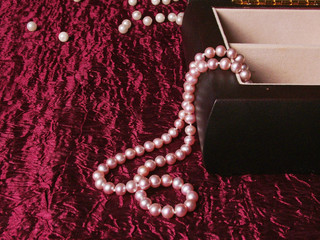 Pearl Necklace in the box