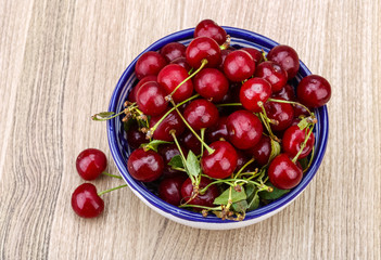 Cherry in the bowl