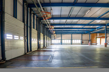Leere Industrie Halle