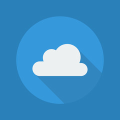 Weather Flat Icon. Cloudy