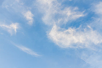 blue sky and cloud stripe