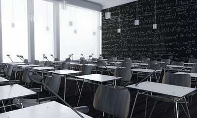 Classroom, empty