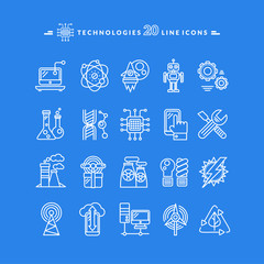 Technologies White Icons