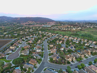 Housing tract - Aerial view