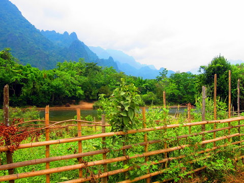 Campagne autour de Vang Vieng