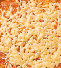 Cheese pizza close up