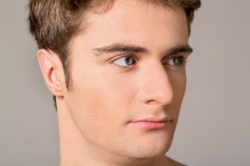 Fototapeta premium Human Face, Facial Expression, Men.