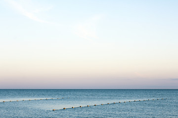 Calm sea with small waves