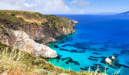 beautiful scenery of Greek islands- Milos, Cyclades