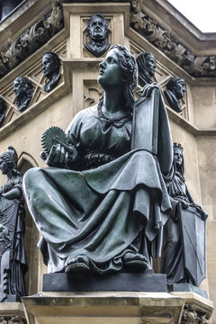 Johannes Gutenberg monument (1858). Frankfurt am Main, Germany.