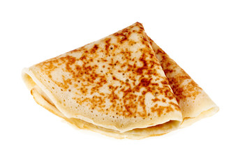 Pancake, isolated on a white.