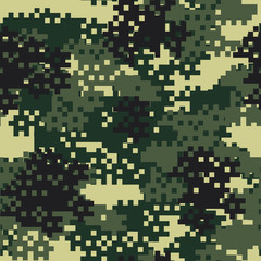 Camouflage seamless pattern.Can be used for background design, military textile.