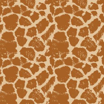 Seamless Giraffe Pattern