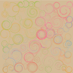 vector abstract patterns pastel colors  