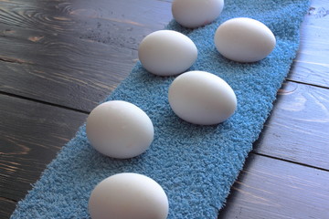 white eggs