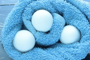 white eggs