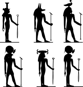 vector gods of Egypt  