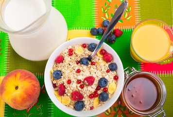 Cereal, Breakfast, Healthy Eating.
