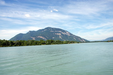 Le  Rhône et le Grand Colombier