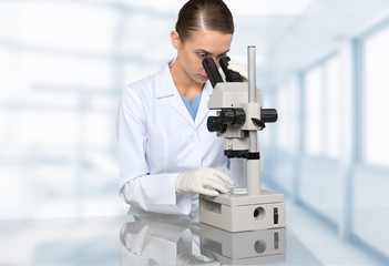 Microscope, Laboratory, Research.