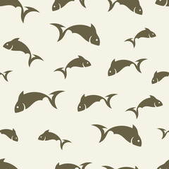Fototapeta premium Abstract fish pattern