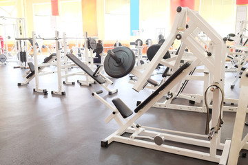 Interior of a fitness