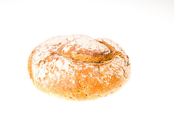 Loaf of bread isolated