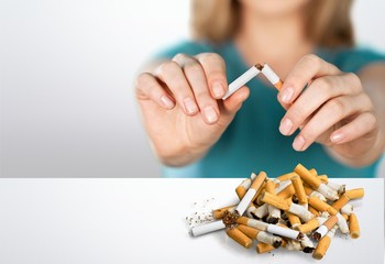 Smoking, smoke, stop.