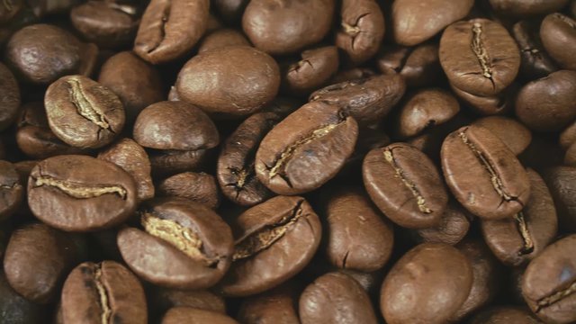 coffee beans video footage 4k