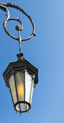 Fototapeta na wymiar Decorative street lamp
