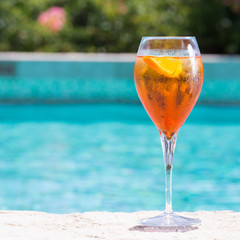 Glass of Aperol Spritz