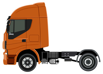 Orange truck