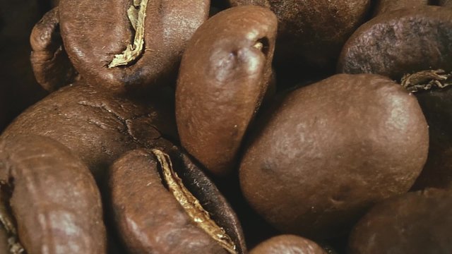 coffee beans video footage 4k