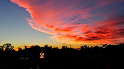 Oroville sunset