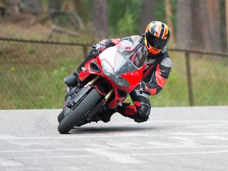 Foto op Canvas Motorbike racing © sergio37_120