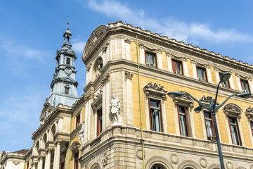 Fototapeta premium Fachada del Ayuntamiento de Bilbao (España)