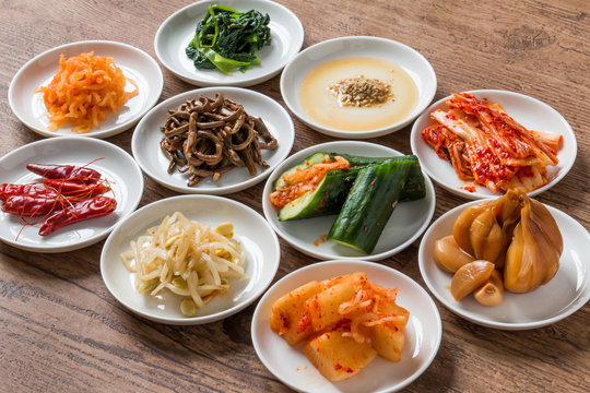 韓国の漬け物　集合　 Korean pickle group photo