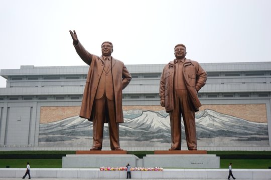 City in Pyongyang, North Korea (DPRK) / 北朝鮮・平壌市街の様子