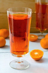 Tangerine tea