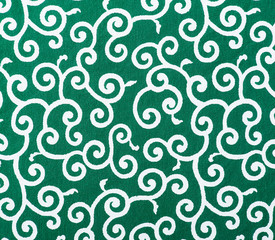 布地のクローズアップ　唐松模様