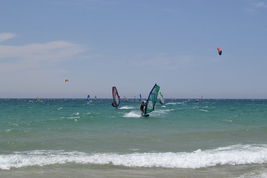 Windsurfing in Spain