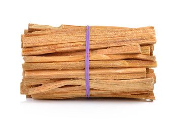 Fatwood on white background