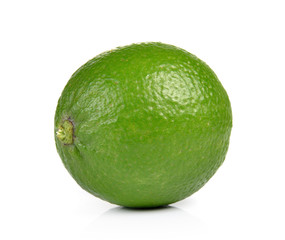 lime on white background