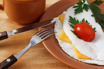 Casabe (bammy, beiju, bob) from cassava (tapioca)
