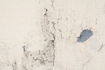 Old wall texture with peeling paint
