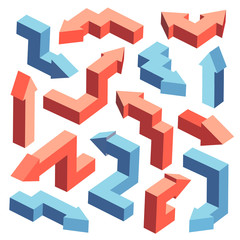 lovely 3d arrows set